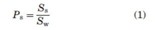 公式(1)：Ps = Ss / Sw