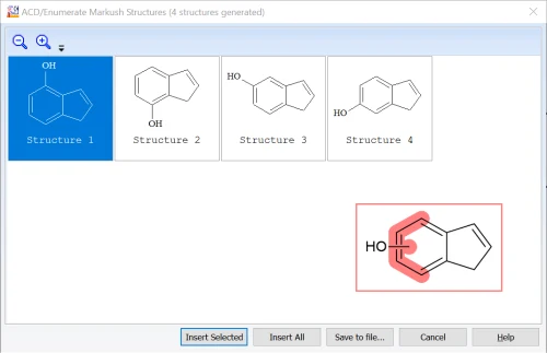 什么是 Markush 结构？如何在 ChemSketch 中绘制 界面