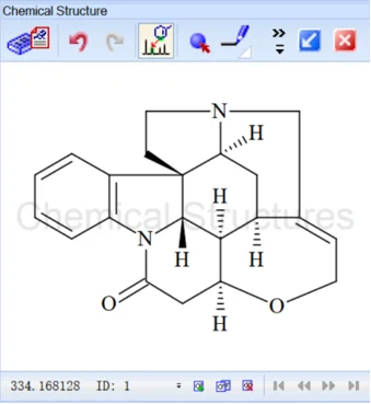 导入 strychnine 结构