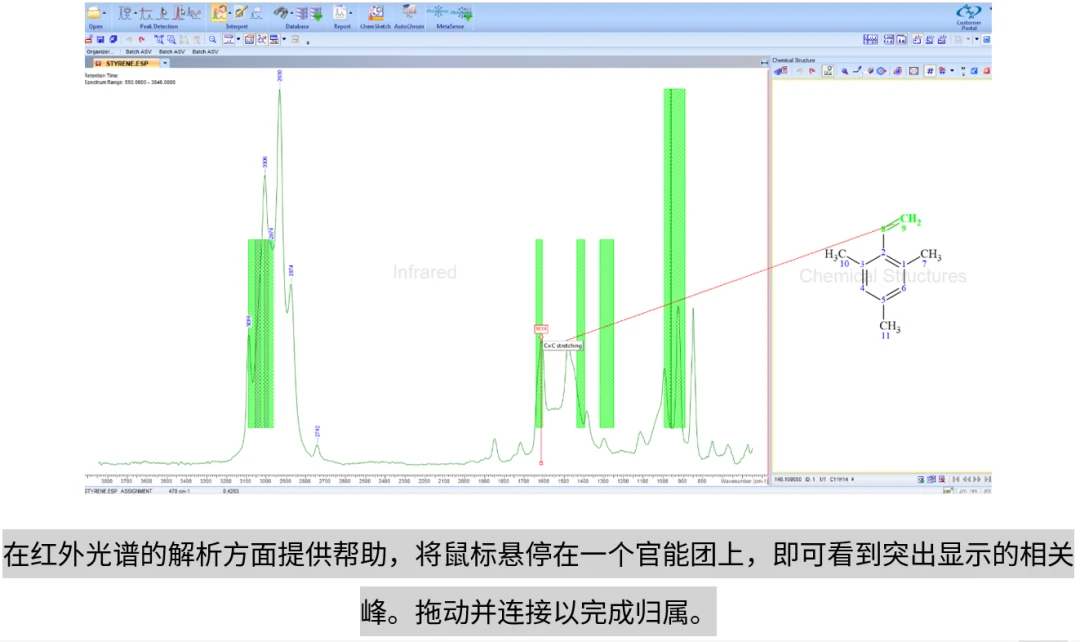 ChemAnalytical Workbook 数据处理与解析界面