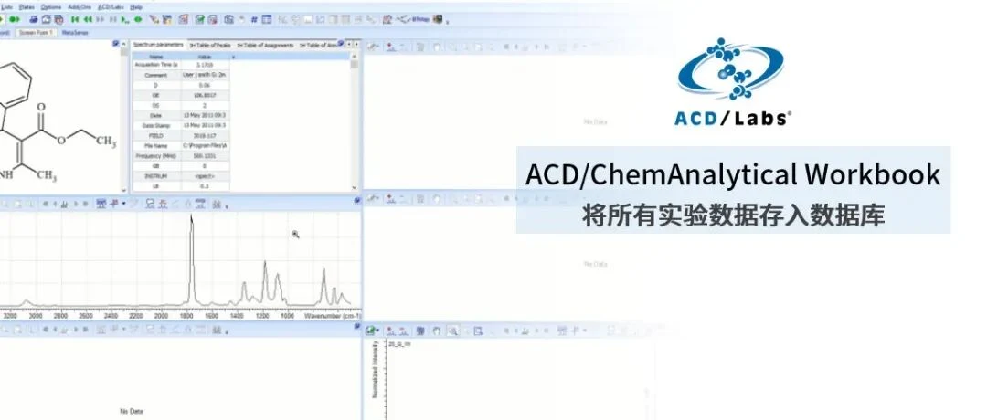 集中管理分析数据——ChemAnalytical Workbook